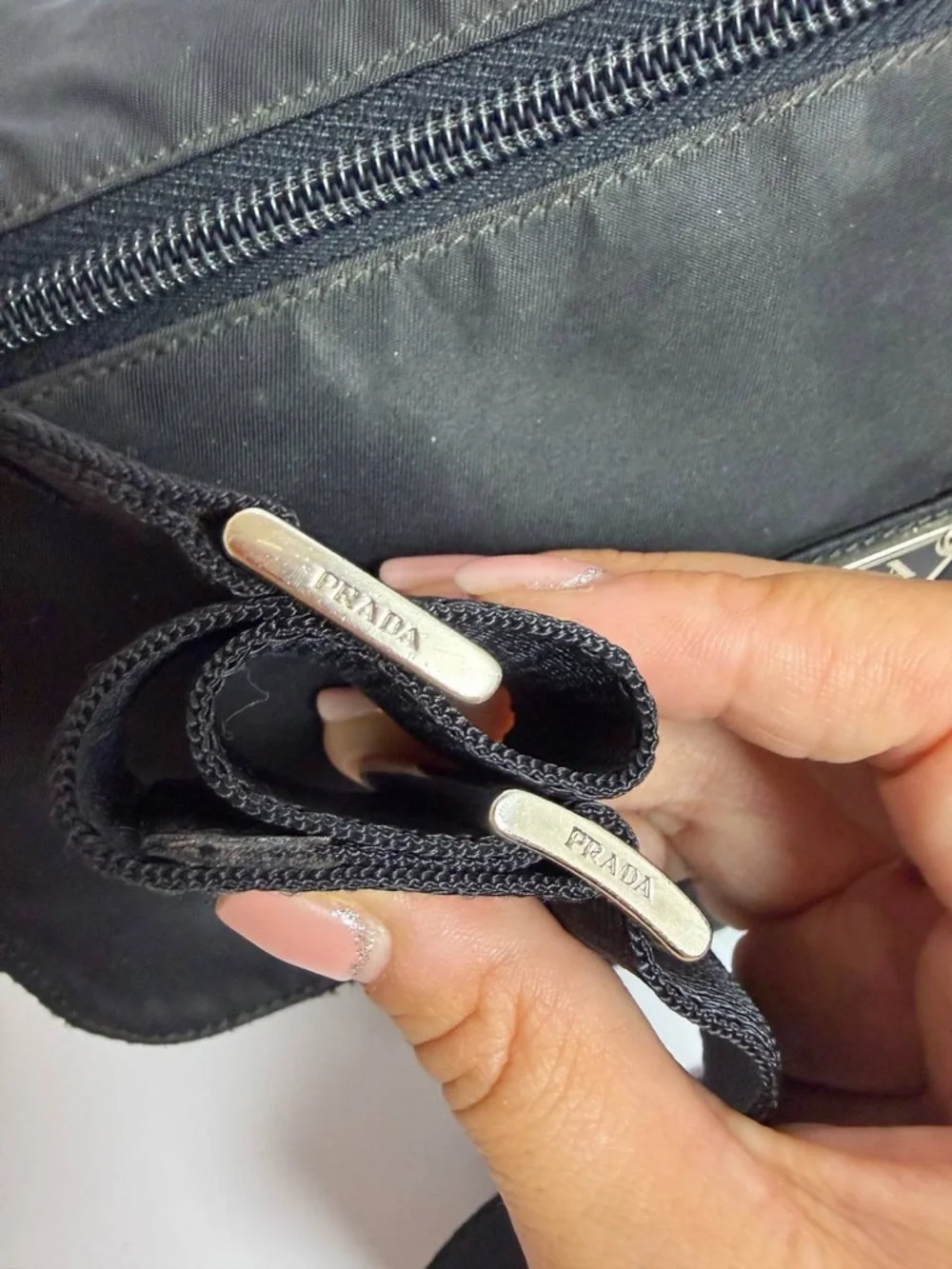 Prada Tessuto Nylon Messenger Shoulder Bag